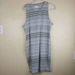 Lou & Grey Women's  Striped Tank Dress Size Large